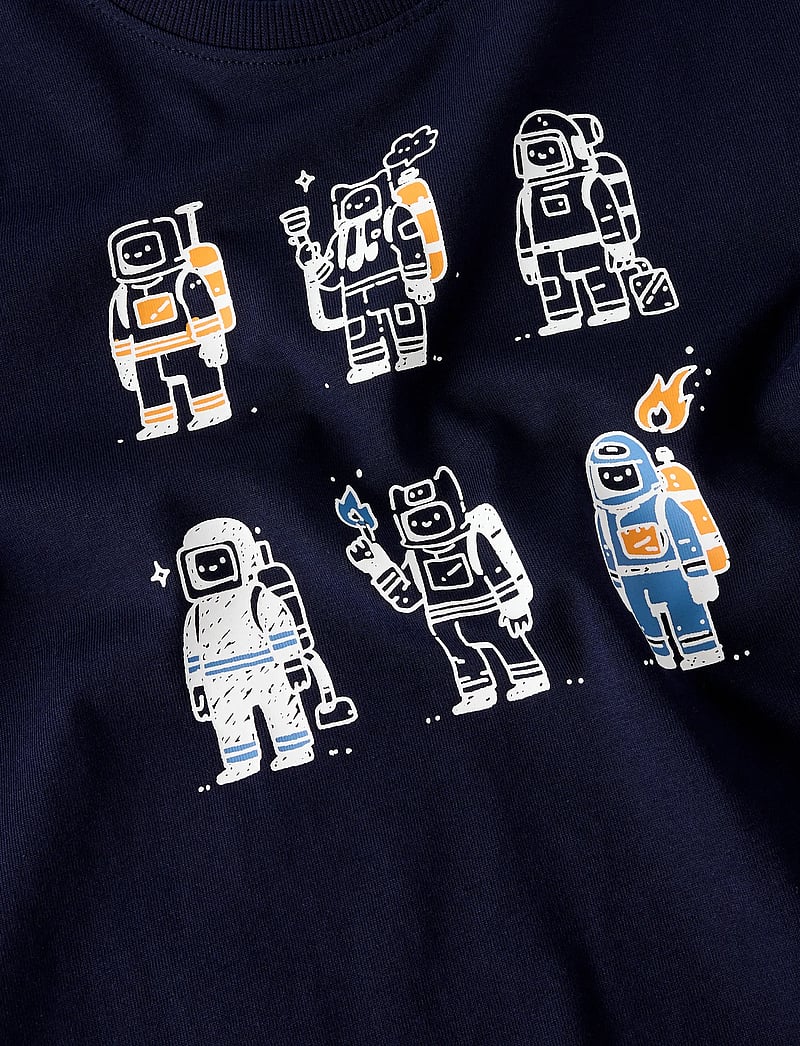 name it - NMMRONNI LS NREG TOP - langærmede t-shirts - evening blue - 2