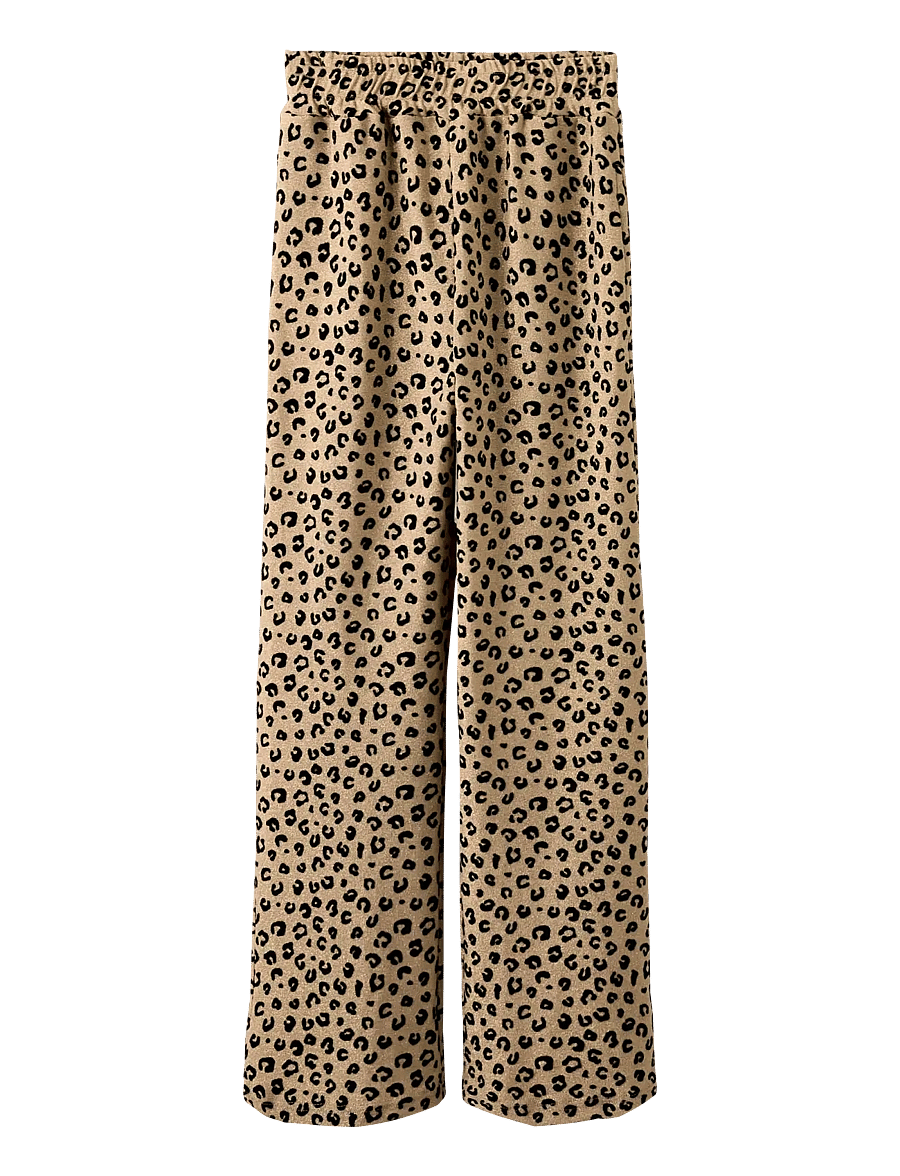name it - NKFREBEKKA WIDE PANT - einkaufen nach alter von - silver mink - 1