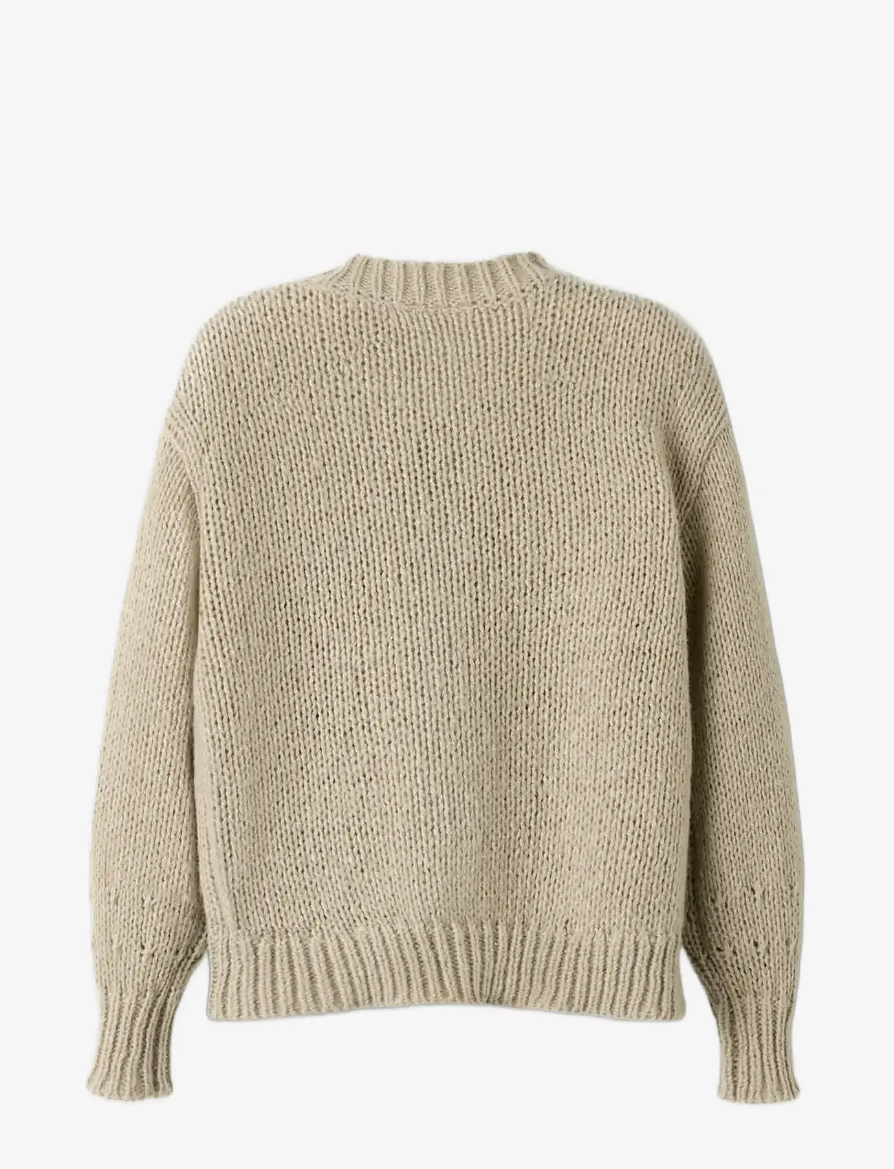 name it - NKFROXANNE LS KNIT CARD - cardigans - peyote melange - 1