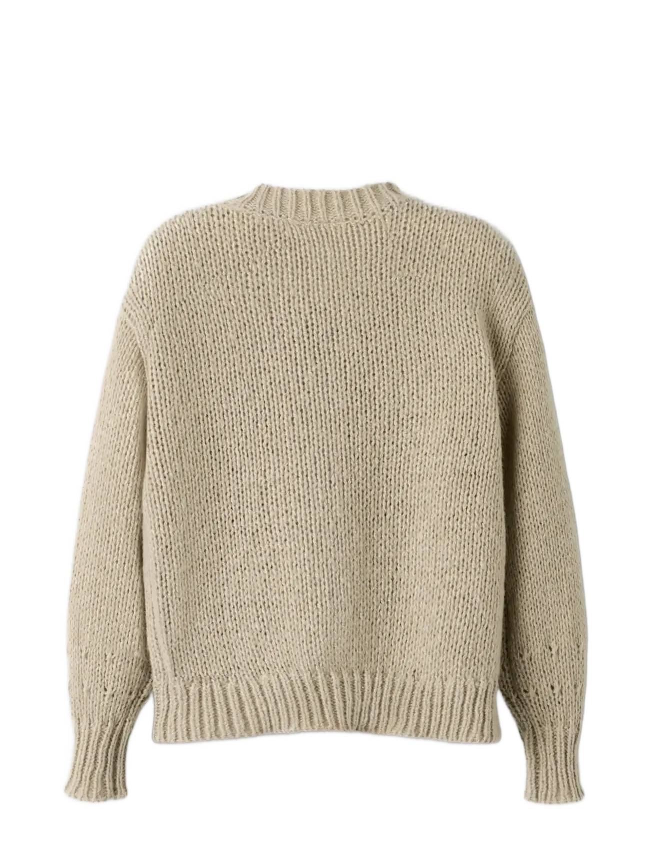 name it - NKFROXANNE LS KNIT CARD - dzianinowe - peyote melange - 2