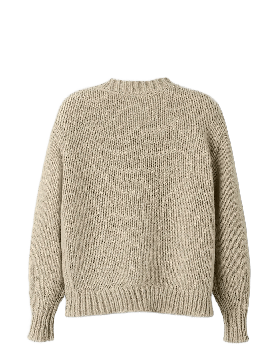 name it - NKFROXANNE LS KNIT CARD - kardiganid - peyote melange - 2