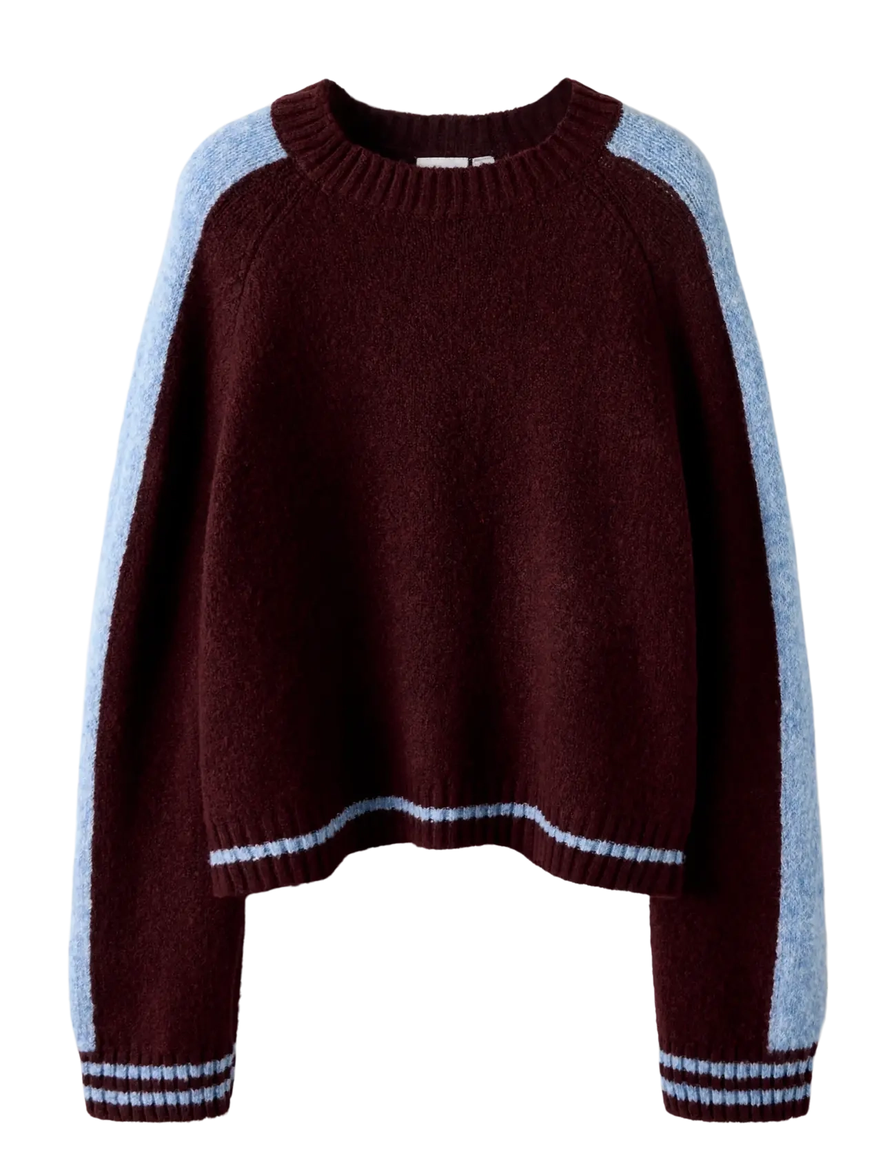 name it NKFRANIA LS KNIT - Oberteile - BURGUNDY / burgundy