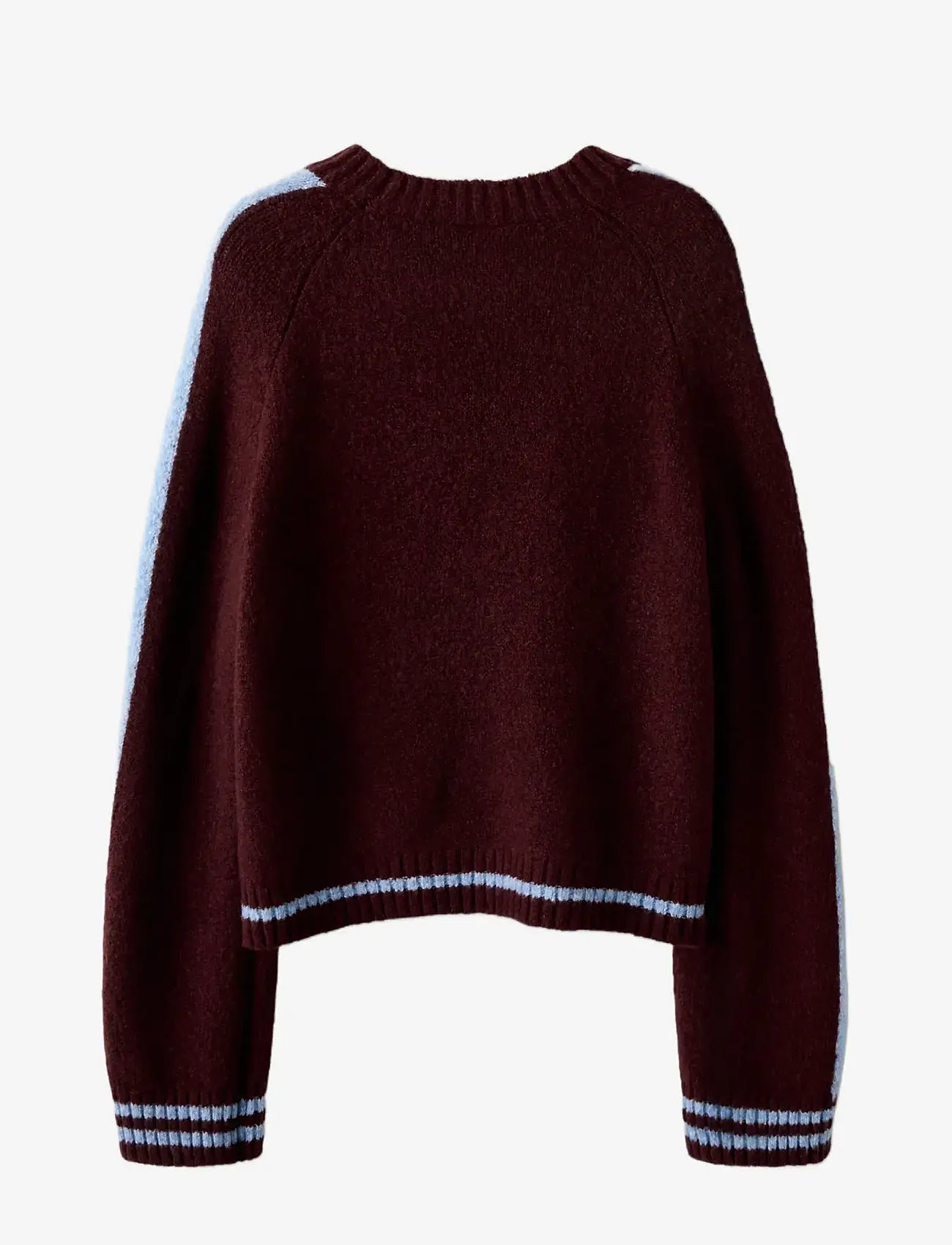 name it - NKFRANIA LS KNIT - stickade tröjor - burgundy - 1
