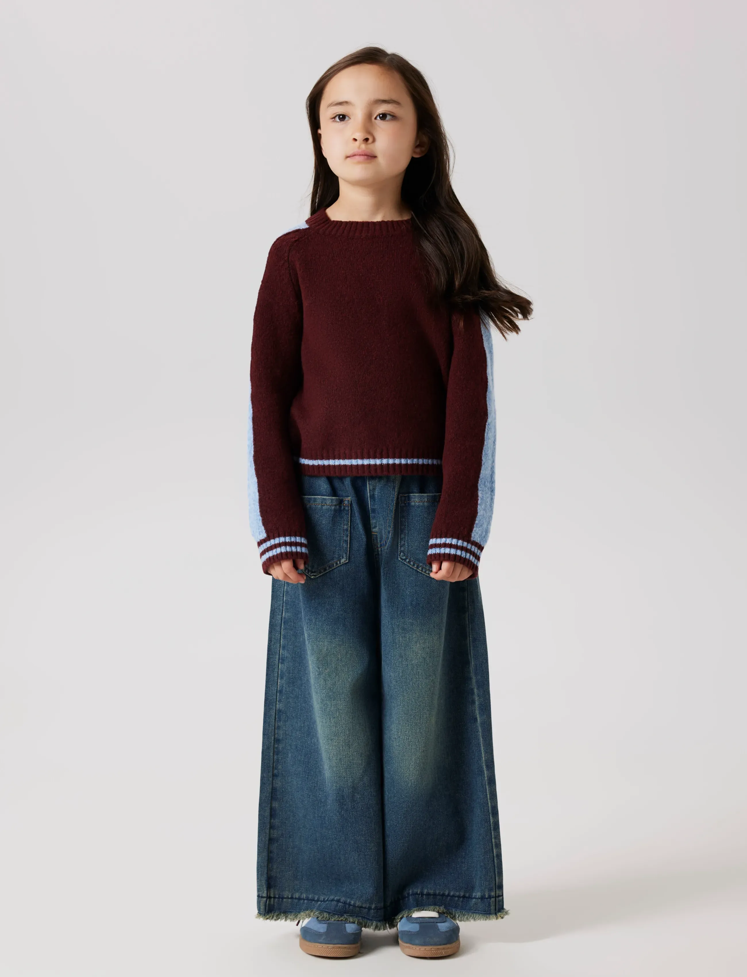name it - NKFRANIA LS KNIT - džemperi - burgundy - 3