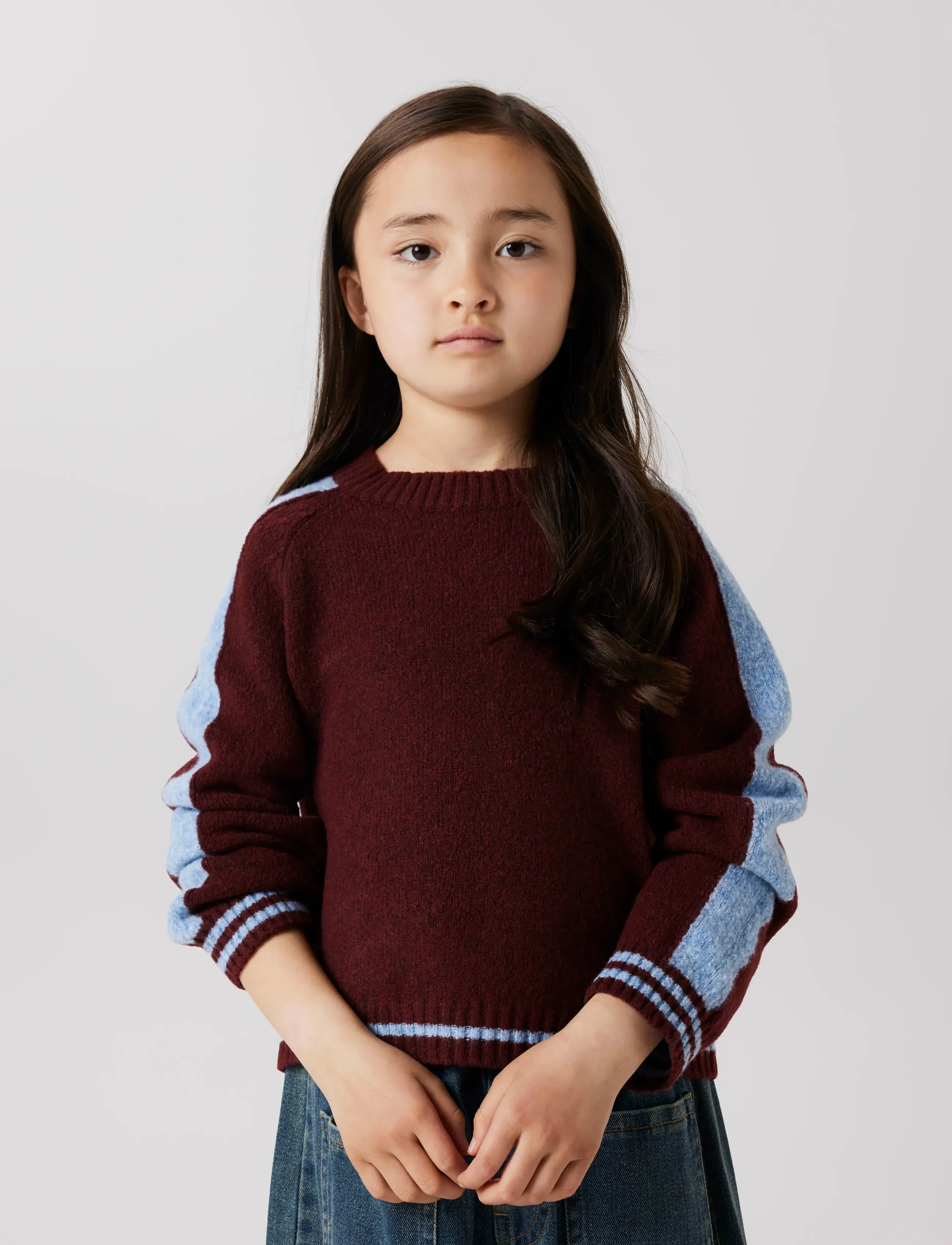 name it - NKFRANIA LS KNIT - džemperi - burgundy - 4