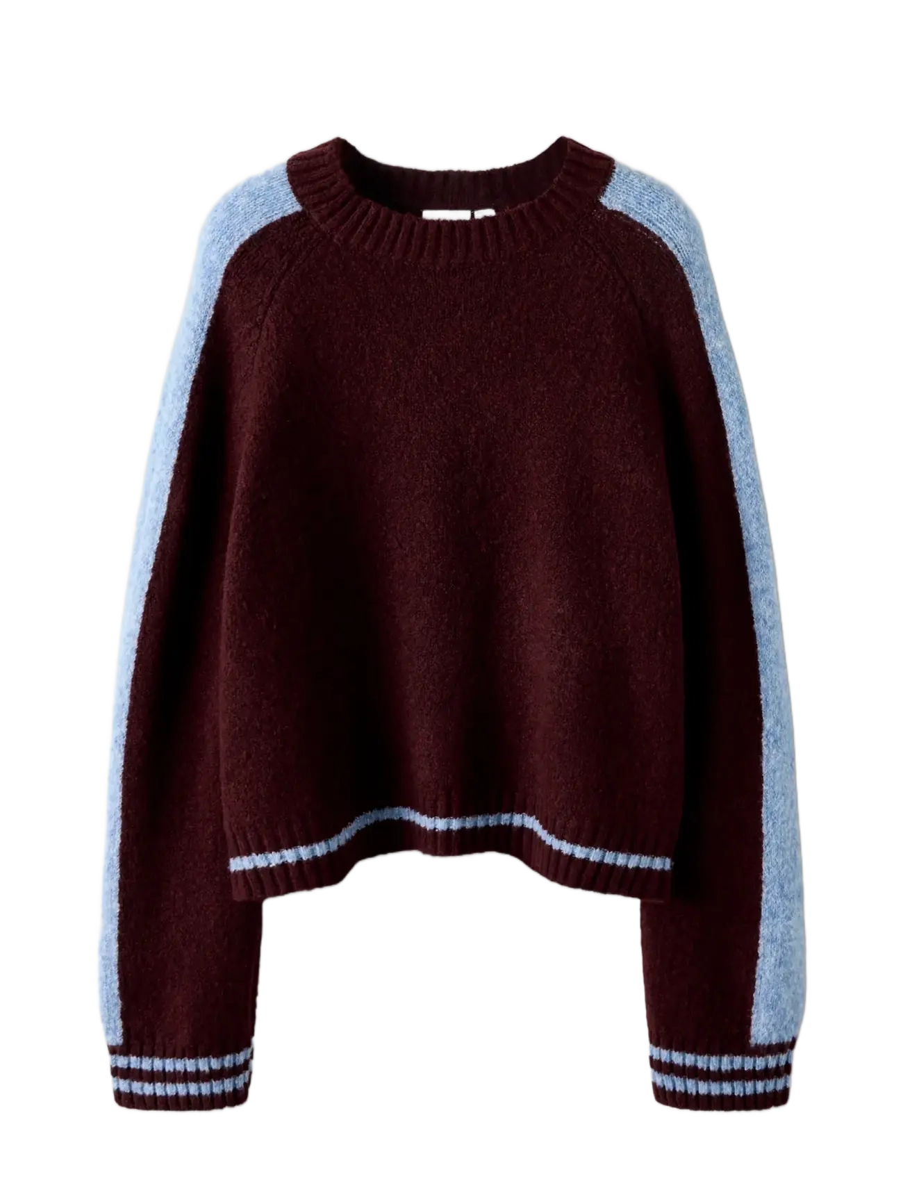 name it - NKFRANIA LS KNIT - džemperi - burgundy - 2