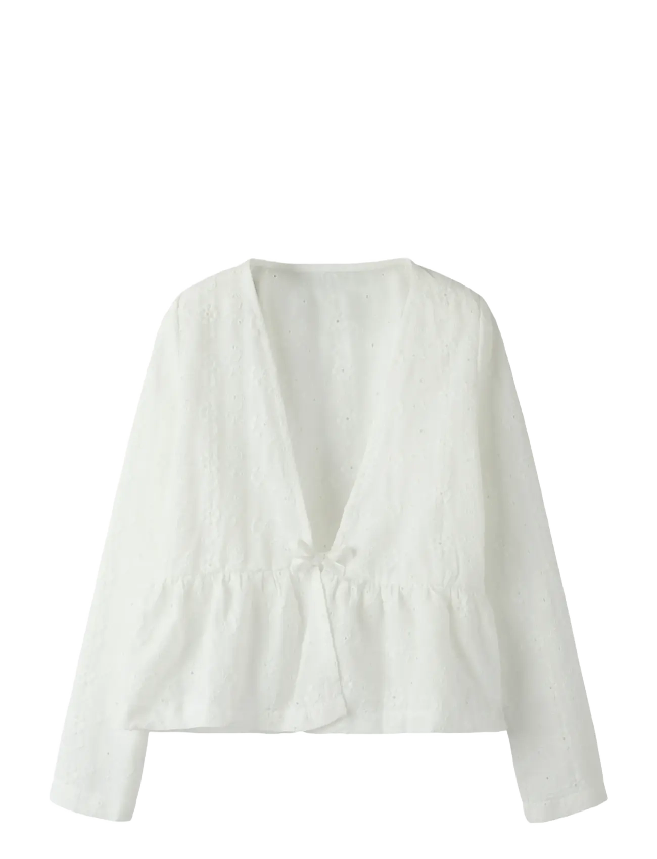 NAME IT Nkfkarlina Ls Shirt Weiß - 122-128 - Kinder