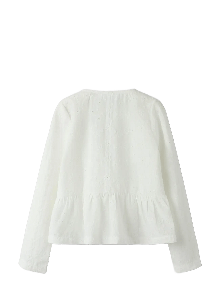 name it - NKFKARLINA LS SHIRT - langärmlige hemden - bright white - 2