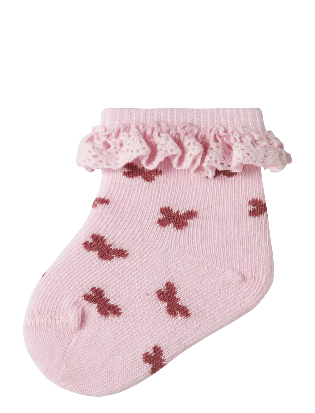 name it NBFFUTTERFLY SOCK - Socks & Tights - CRADLE PINK / pink/rose