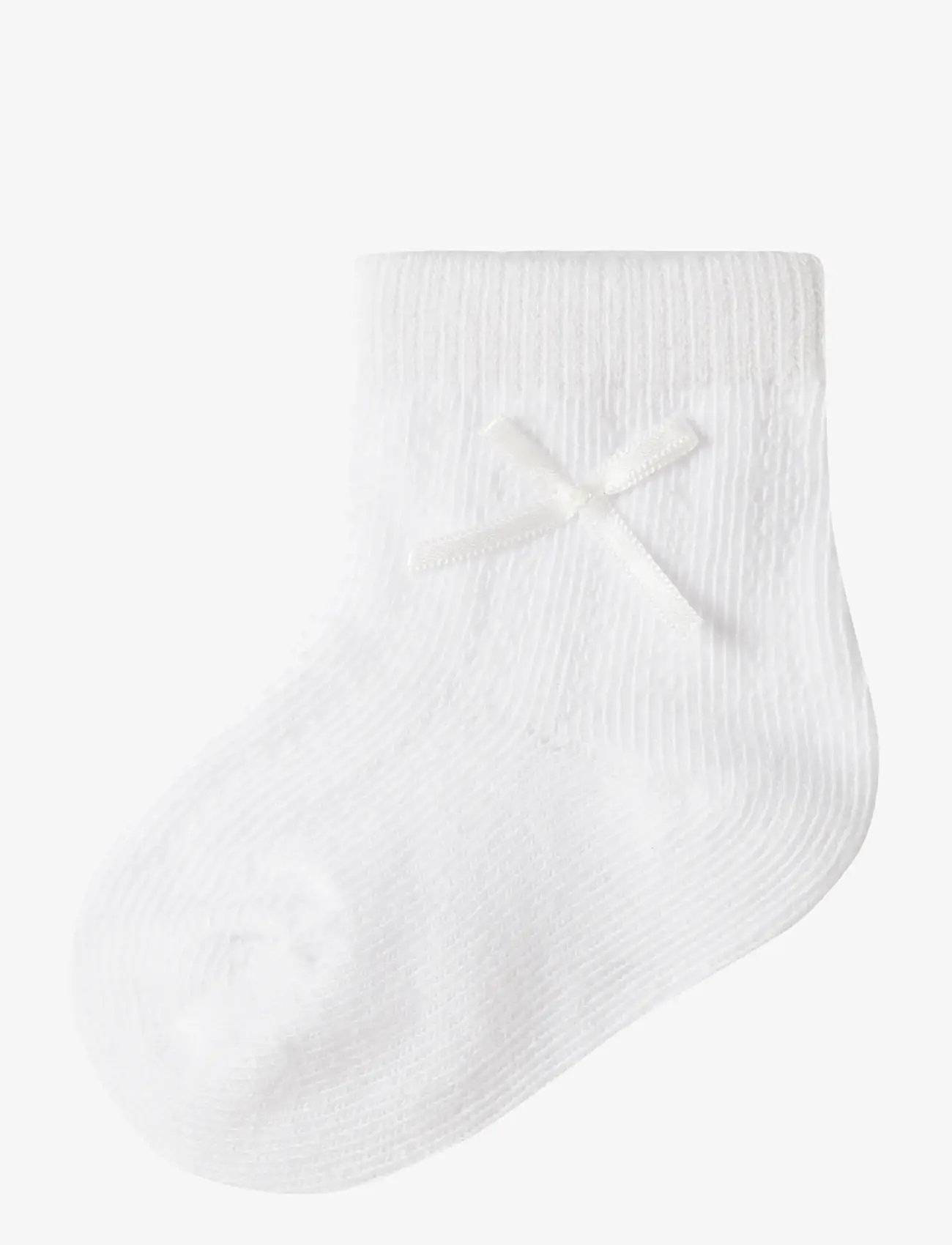 name it - NBFDITTY SOCK - laveste priser - bright white - 0