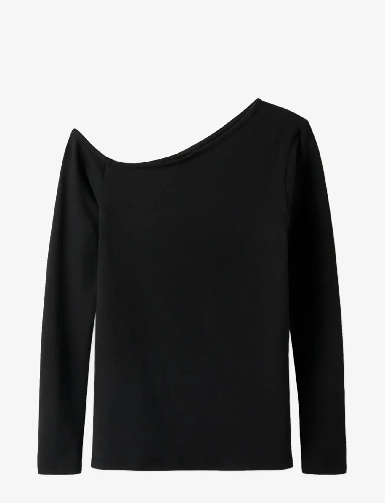 name it - NKFRILANA LS XSL TOP - langærmede t-shirts - black - 2
