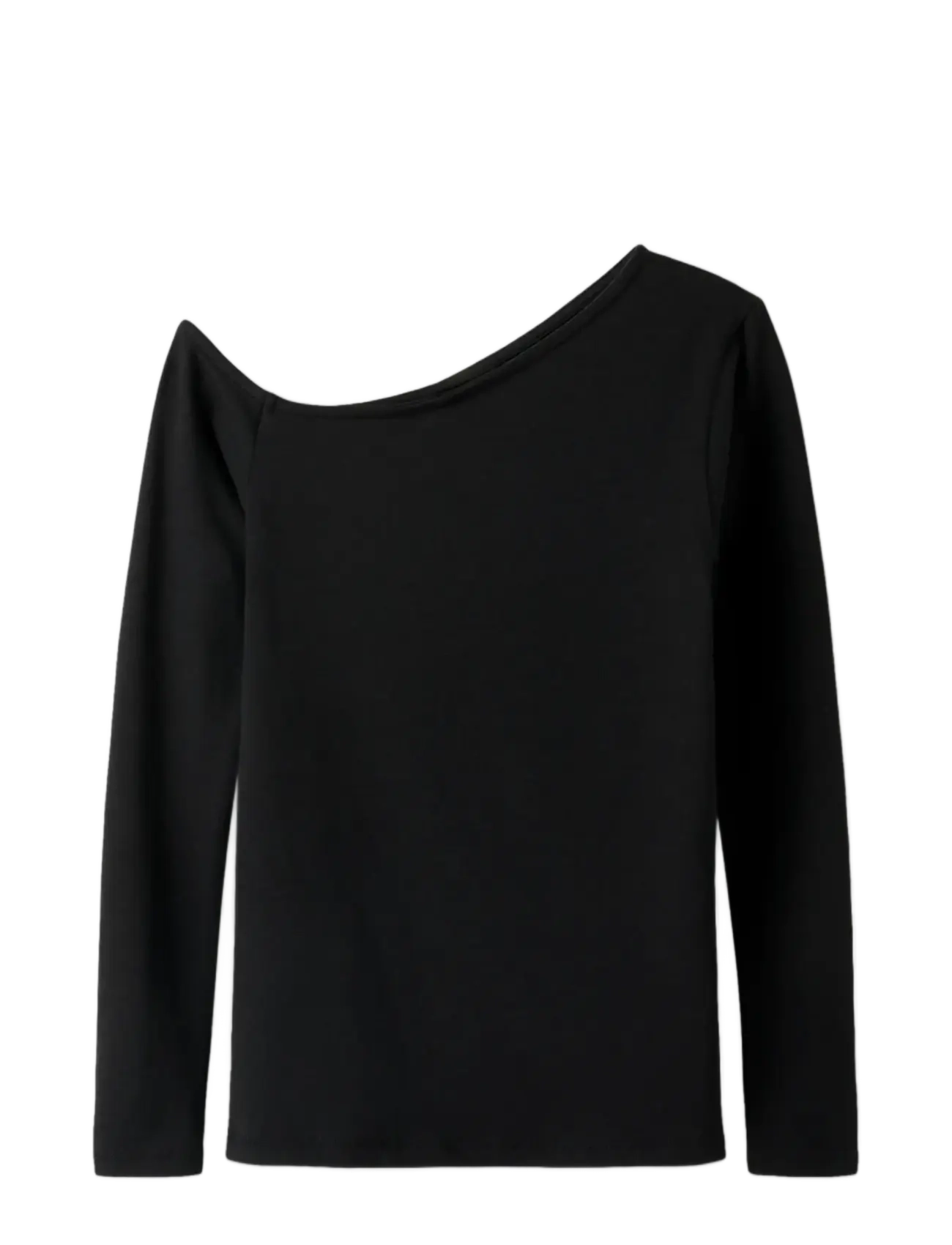 name it - NKFRILANA LS XSL TOP - langærmede t-shirts - black - 2