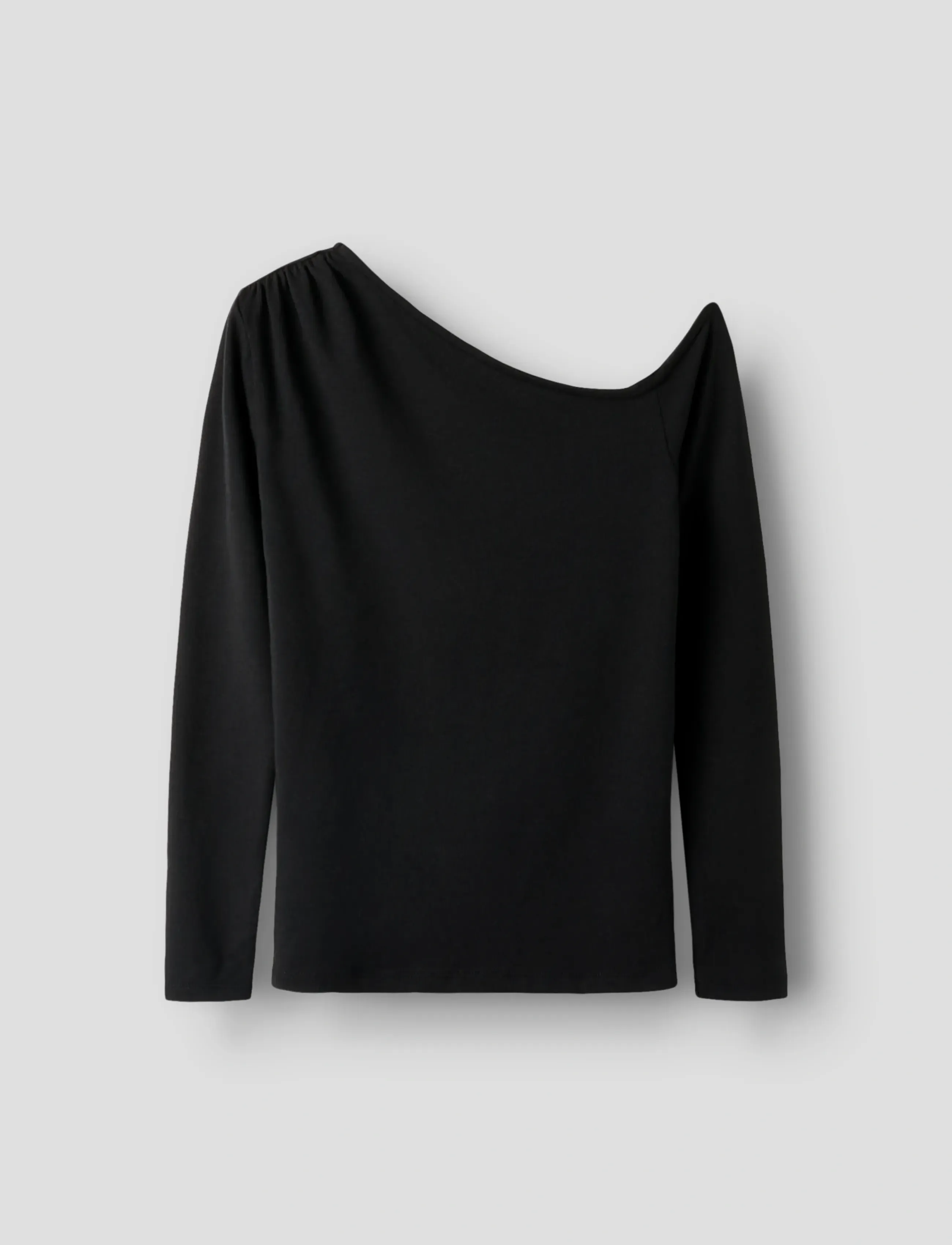 name it Nkfrilana Ls Xsl Top, 158-164, T-shirts, Schwarz - Long-sleeved Kinder
