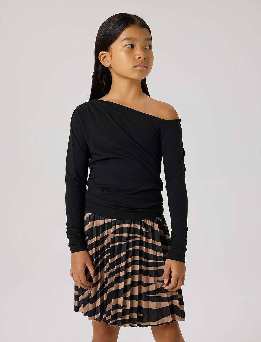 name it - NKFRILANA LS XSL TOP - t-shirts à manches longues - black - 4