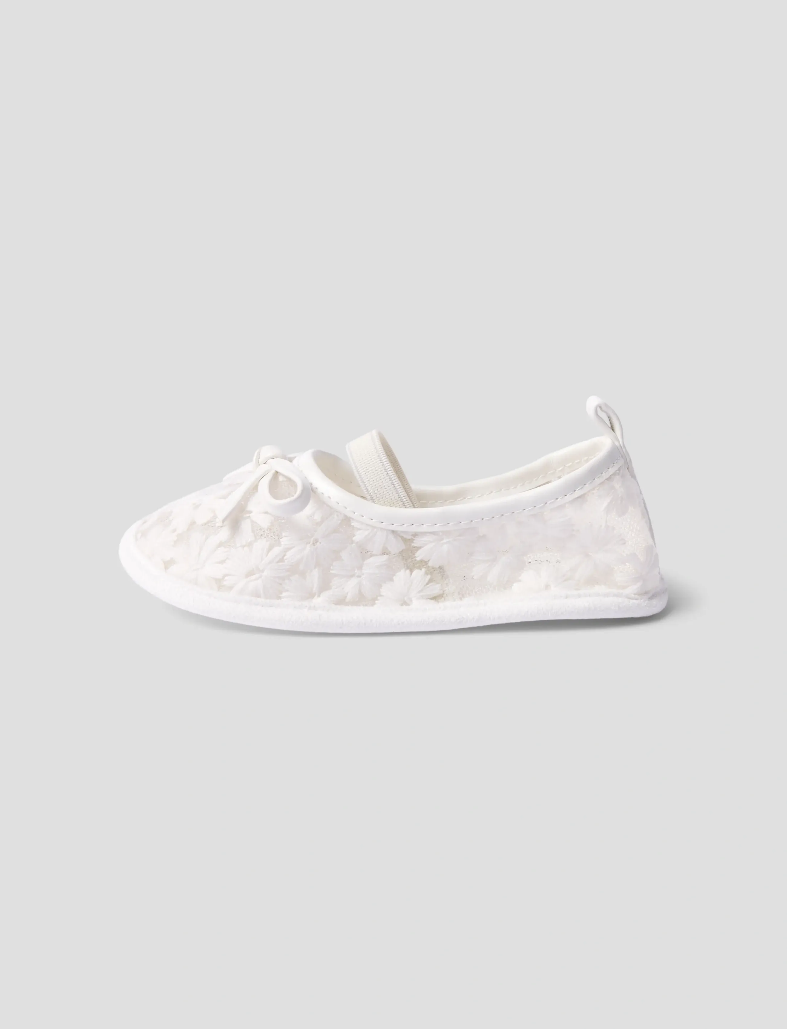 name it Nbfdemille Shoe, 74-80, White, Sko > Ballerinaer, Børn