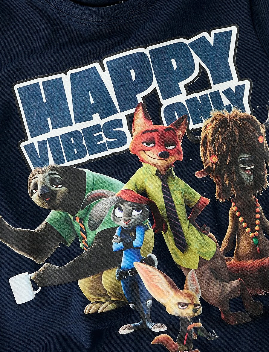 name it - NMMNOMAL ZOOTROPOLIS NREG LS TOP BOX WDI - langärmelig - navy blazer - 4