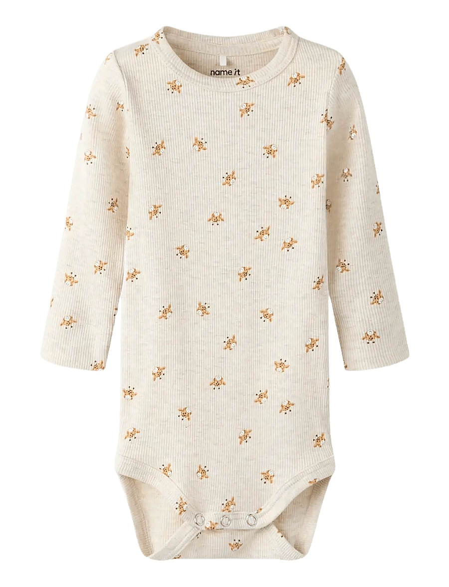 name it - NBNOVI LS XSL BODY - peyote melange - 1
