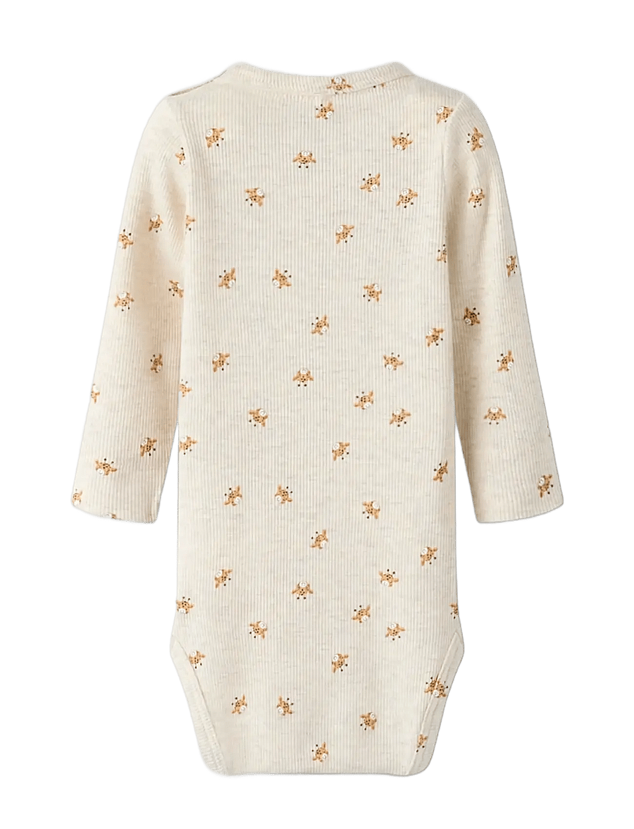 name it - NBNOVI LS XSL BODY - peyote melange - 2