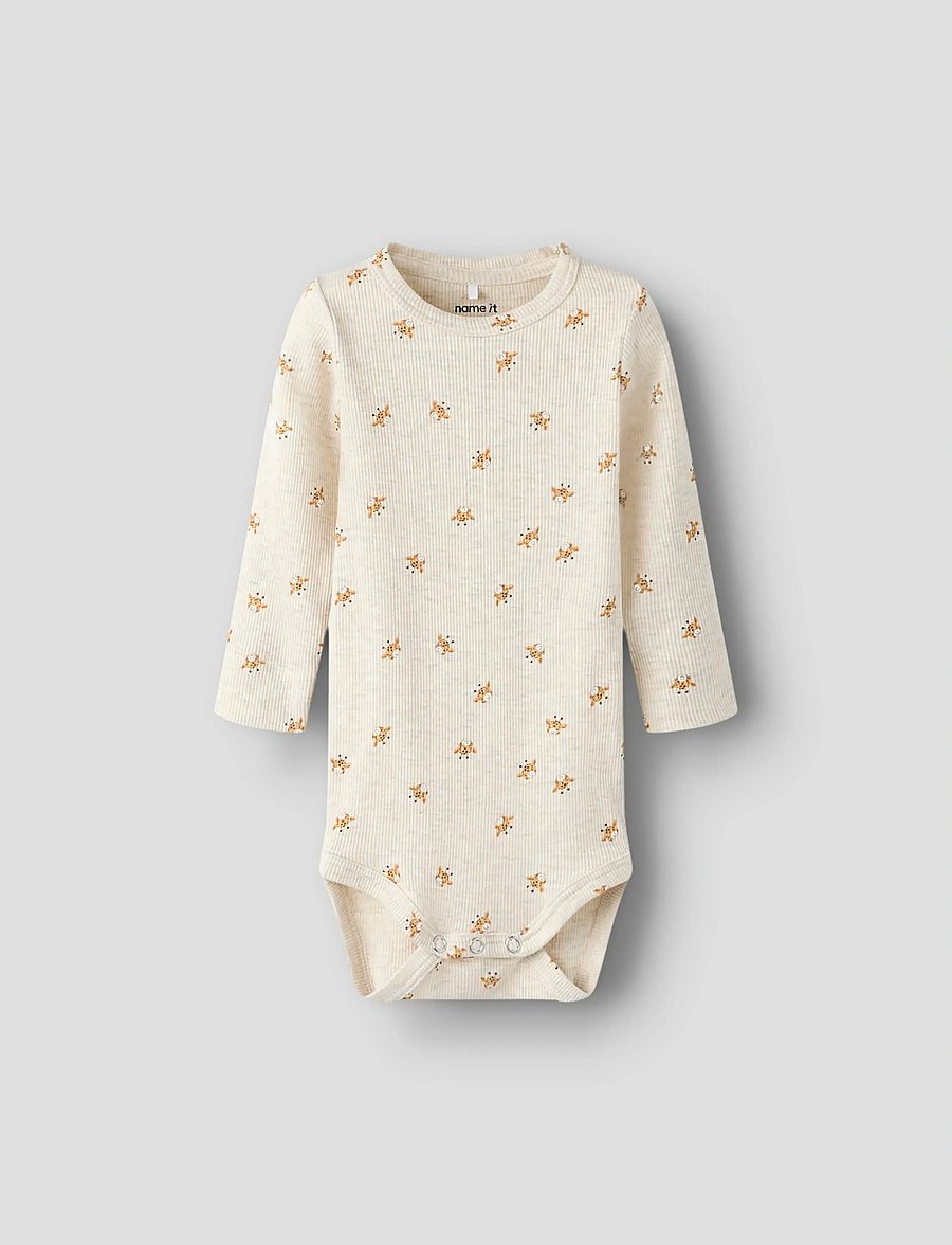 name it - NBNOVI LS XSL BODY - peyote melange - 0