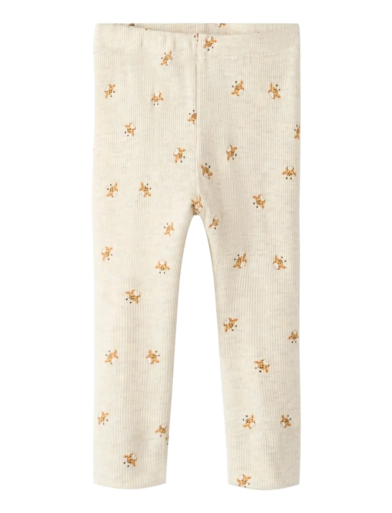 name it NBNOVI XSL LEGGING - Kleidung - PEYOTE MELANGE / cream