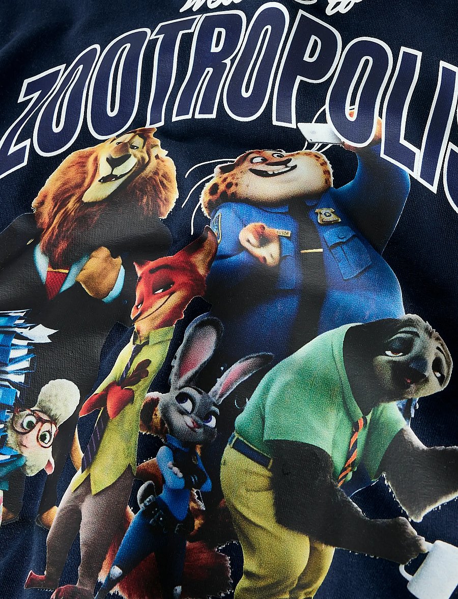name it - NMMNOEL ZOOTROPOLIS NREG SWEAT BRU WDI - sweatshirts - navy blazer - 2