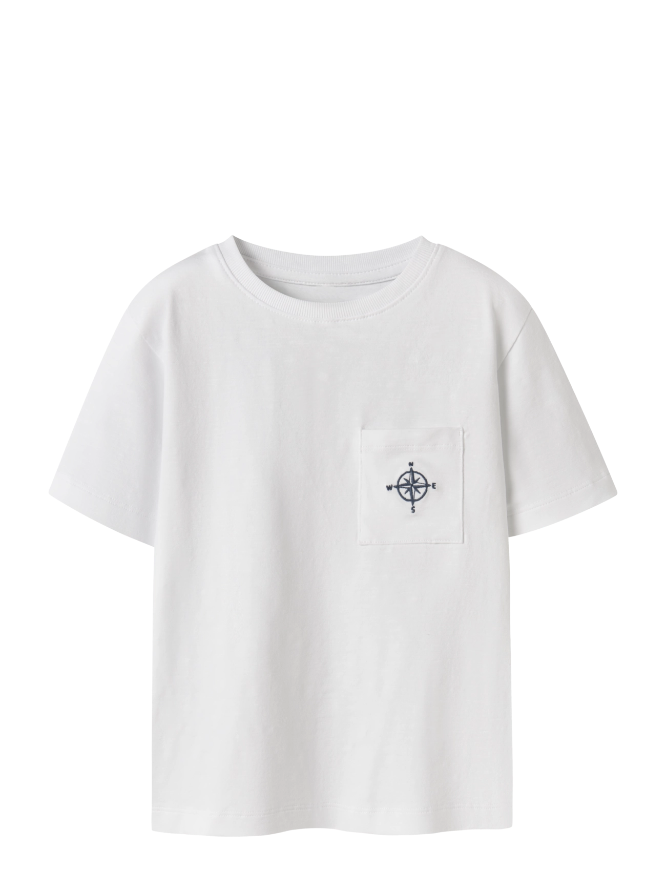 name it NMMHEATH SS NREG TOP - Kortärmade t-shirts - BRIGHT WHITE / white