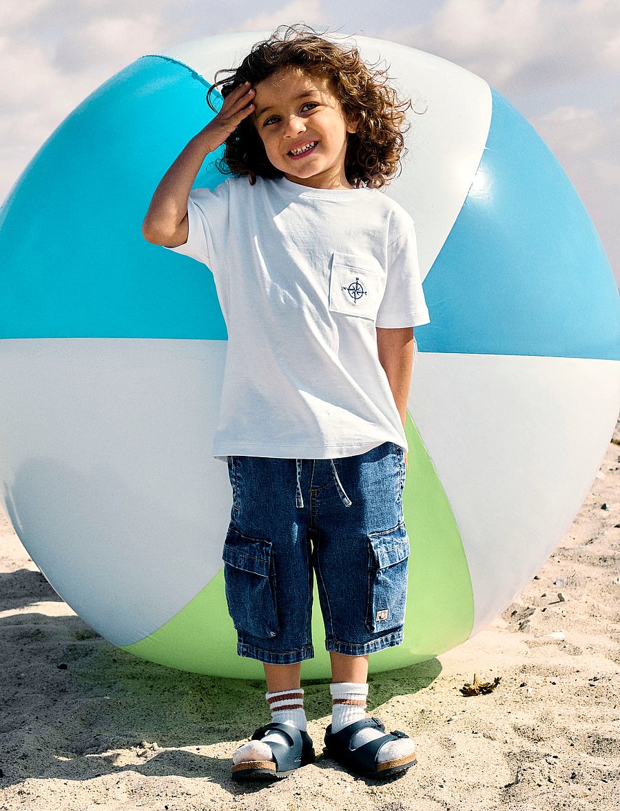 name it - NMMHEATH SS NREG TOP - kurzärmelige - bright white - 3
