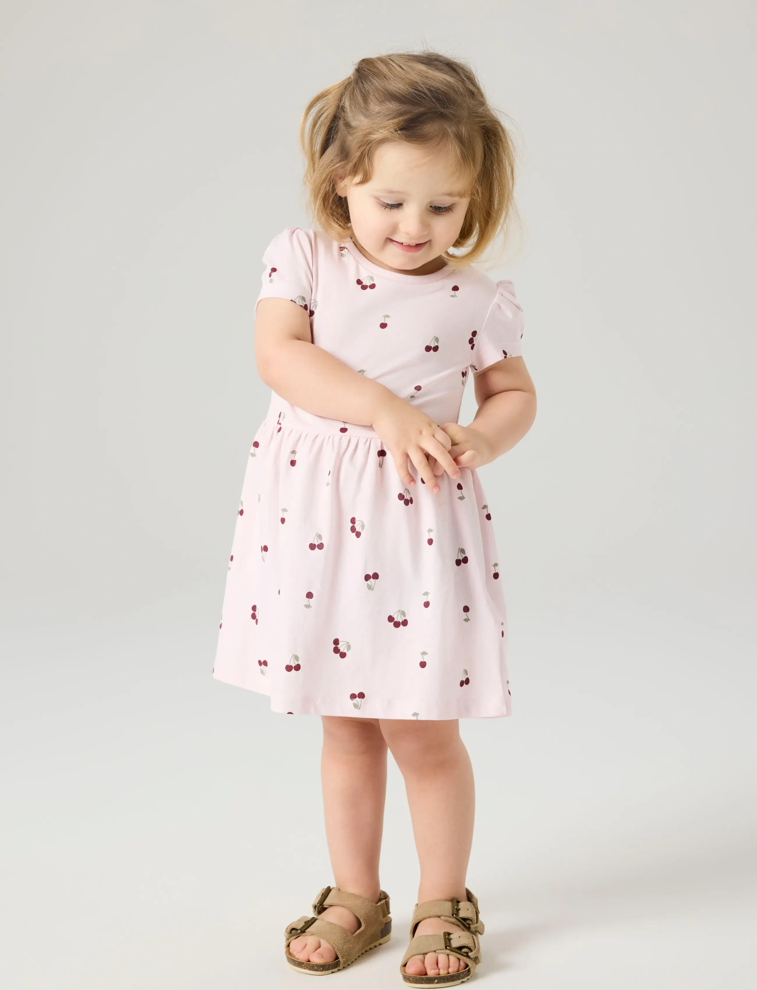 name it - NMFVIVIA SS 2P DRESS NOOS - short-sleeved baby dresses - strawberry moon - 4