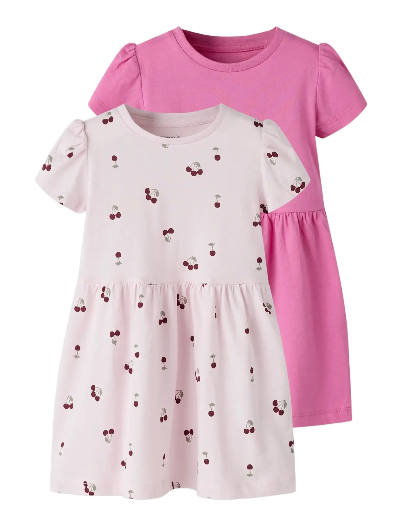 name it - NMFVIVIA SS 2P DRESS NOOS - kurzärmelige freizeitkleider - strawberry moon - 2