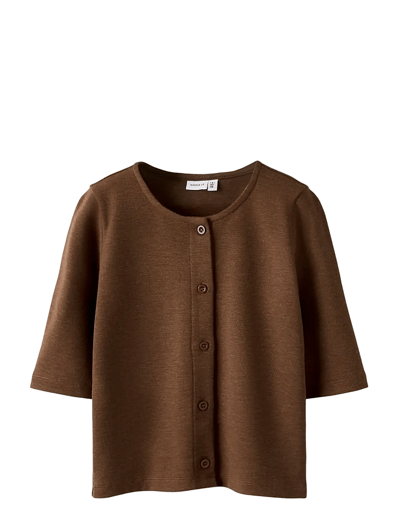 name it - NKFLINISSI SS CARD - set med kortärmad t-shirt - cappuccino - 0