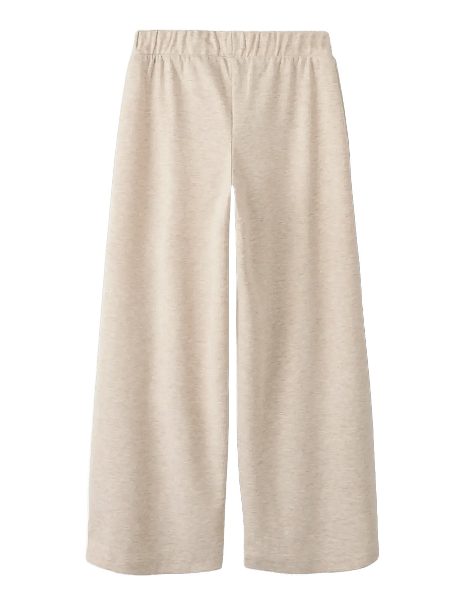 name it - NKFLINISSI WIDE PANT - bukser - pumice stone - 1