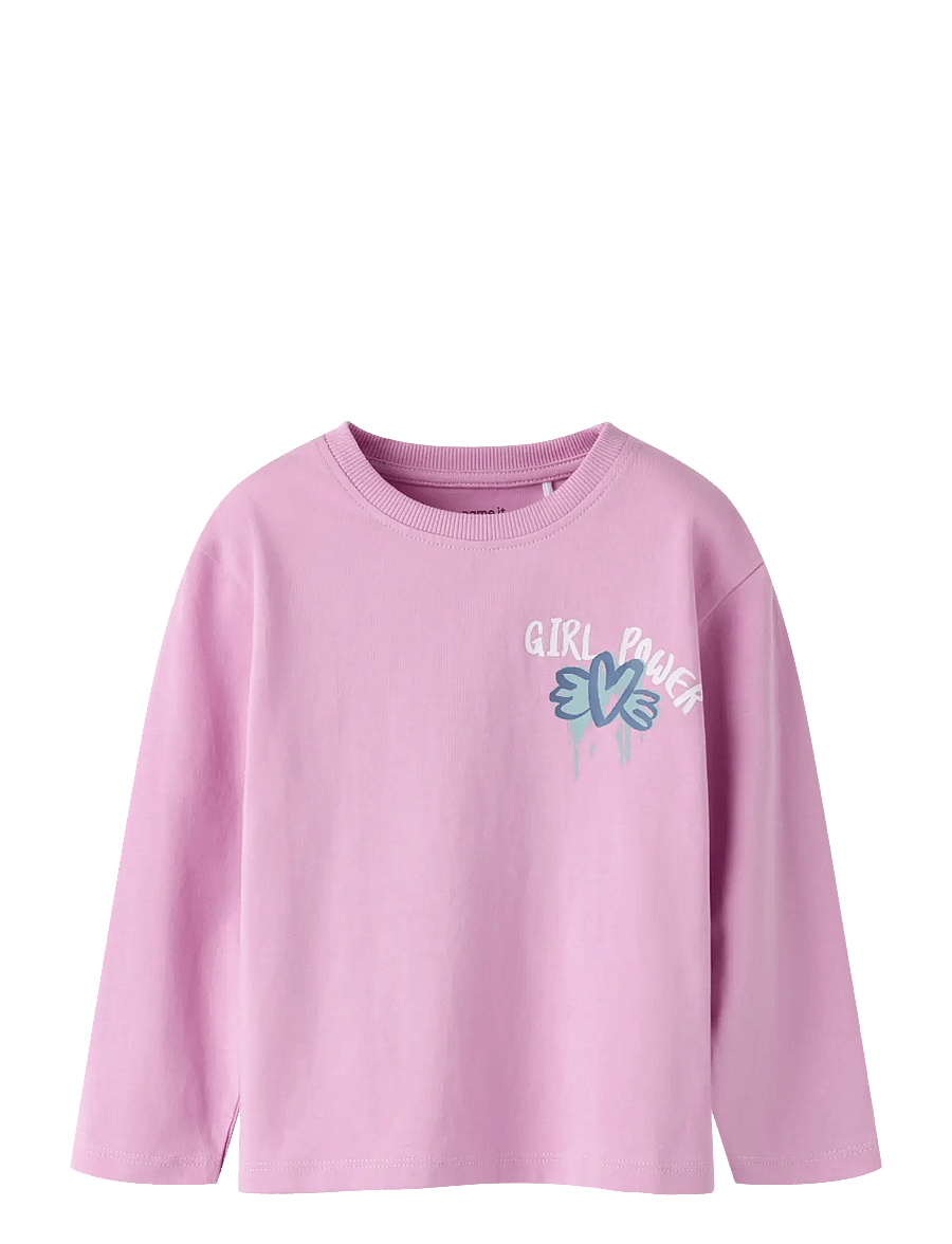 name it - NMFRILANAS LS NREG TOP - t-shirts à manches longues - pastel lavender - 0