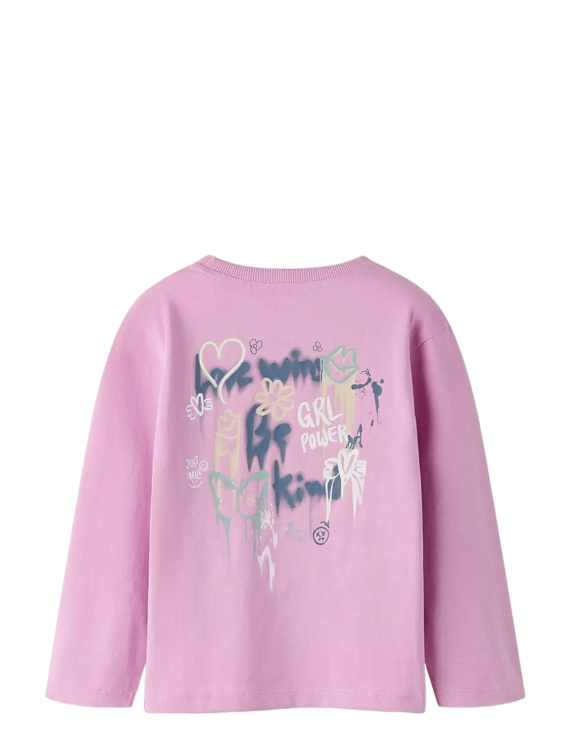name it - NMFRILANAS LS NREG TOP - langärmelig - pastel lavender - 1