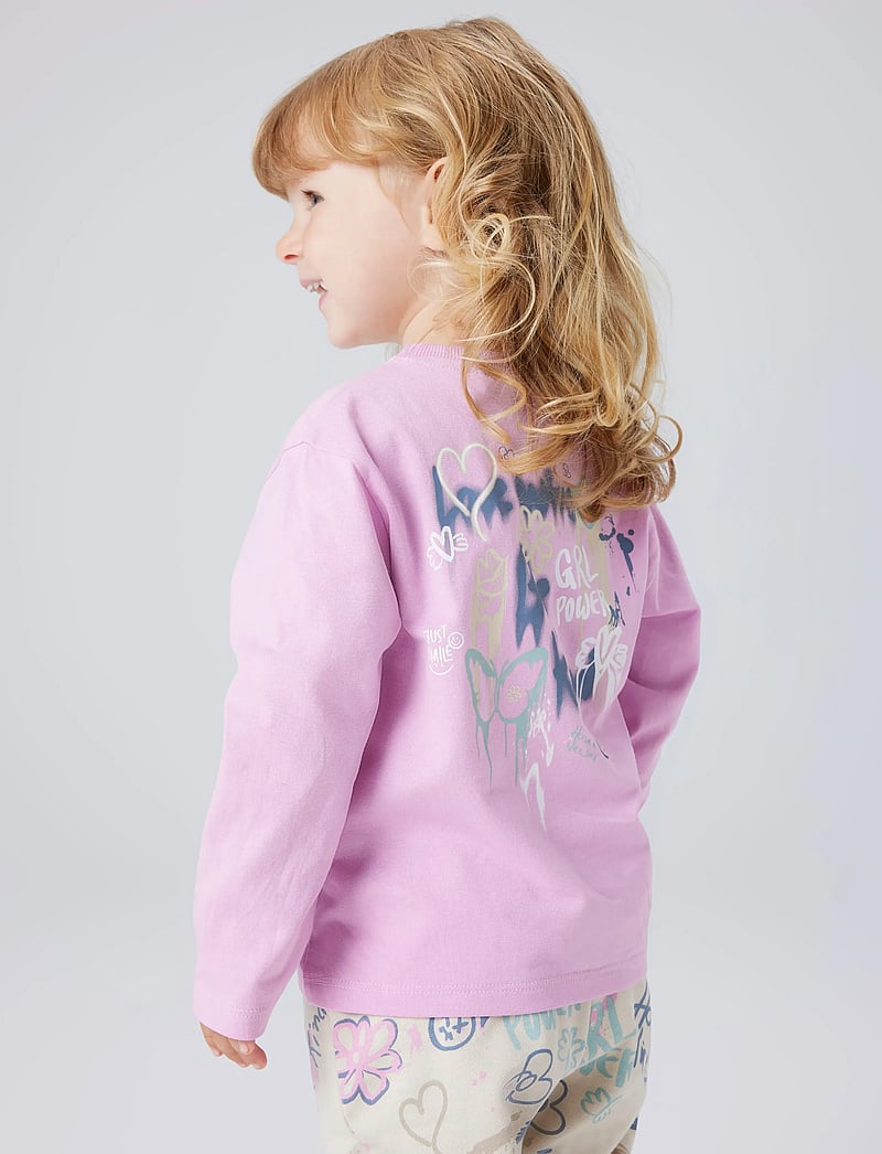 name it - NMFRILANAS LS NREG TOP - langärmelig - pastel lavender - 3