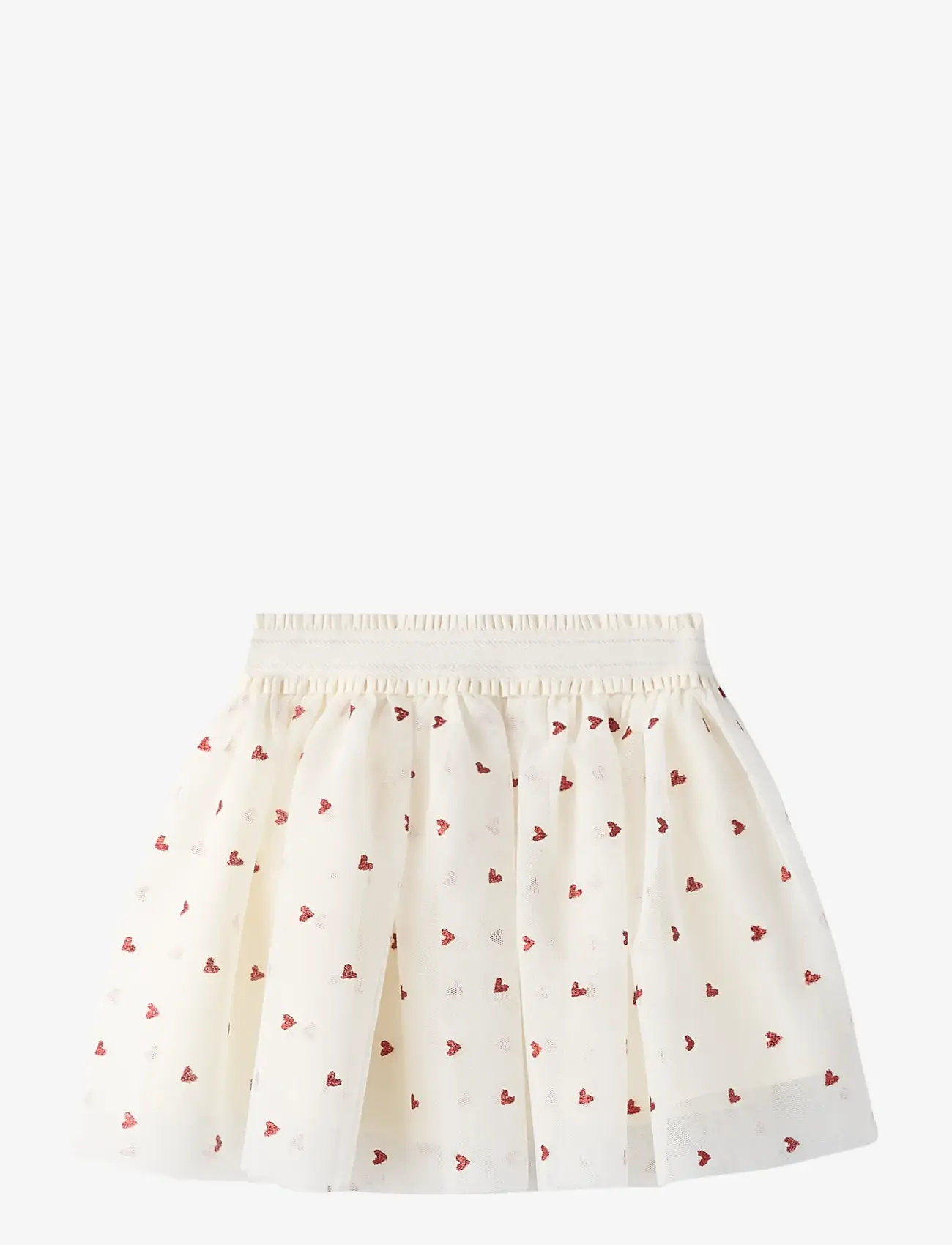 name it - NMFBEROSS TULLE SKIRT - kurze röcke - cloud dancer - 1