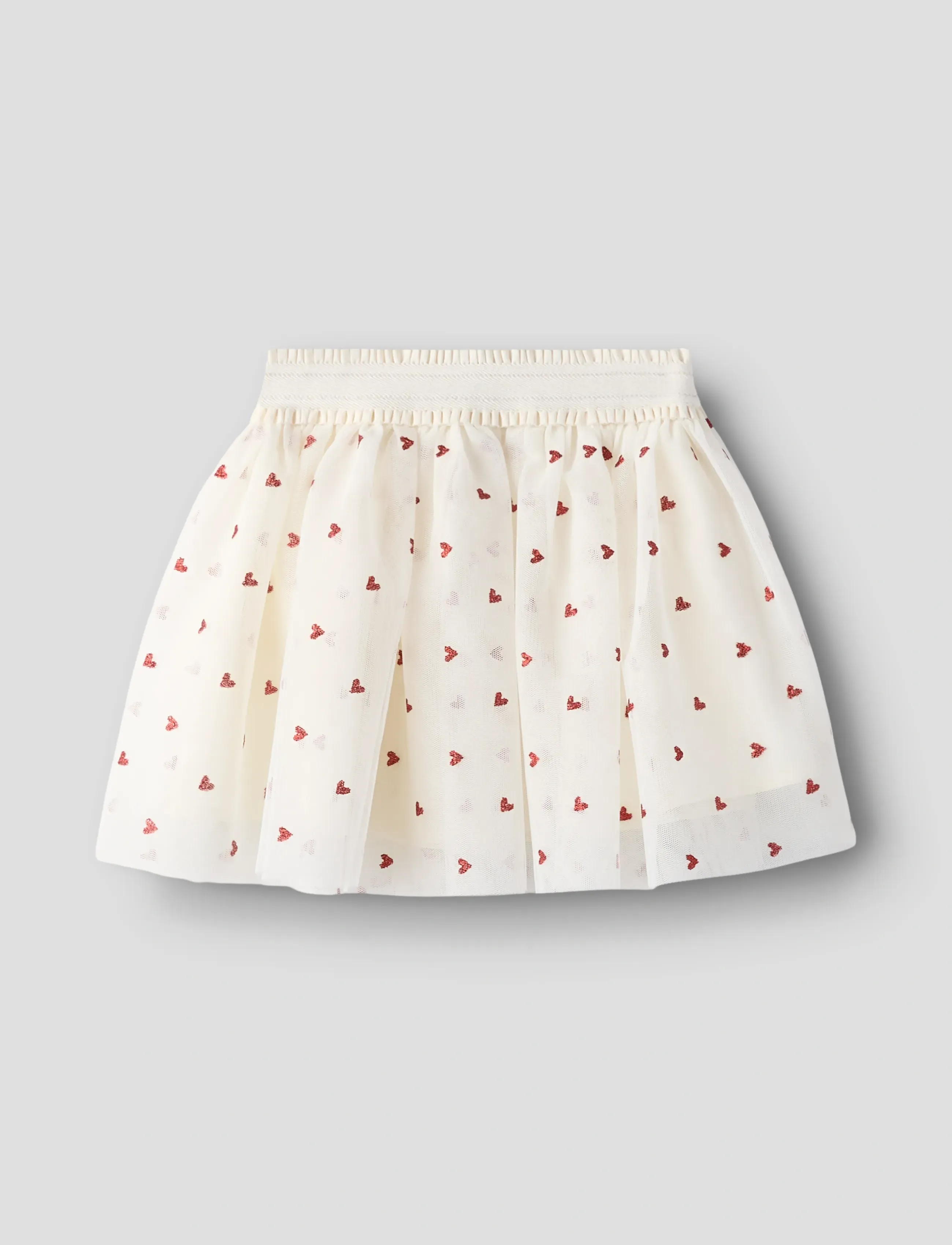 name it NMFBEROSS TULLE SKIRT - Korte nederdele - CLOUD DANCER / cream