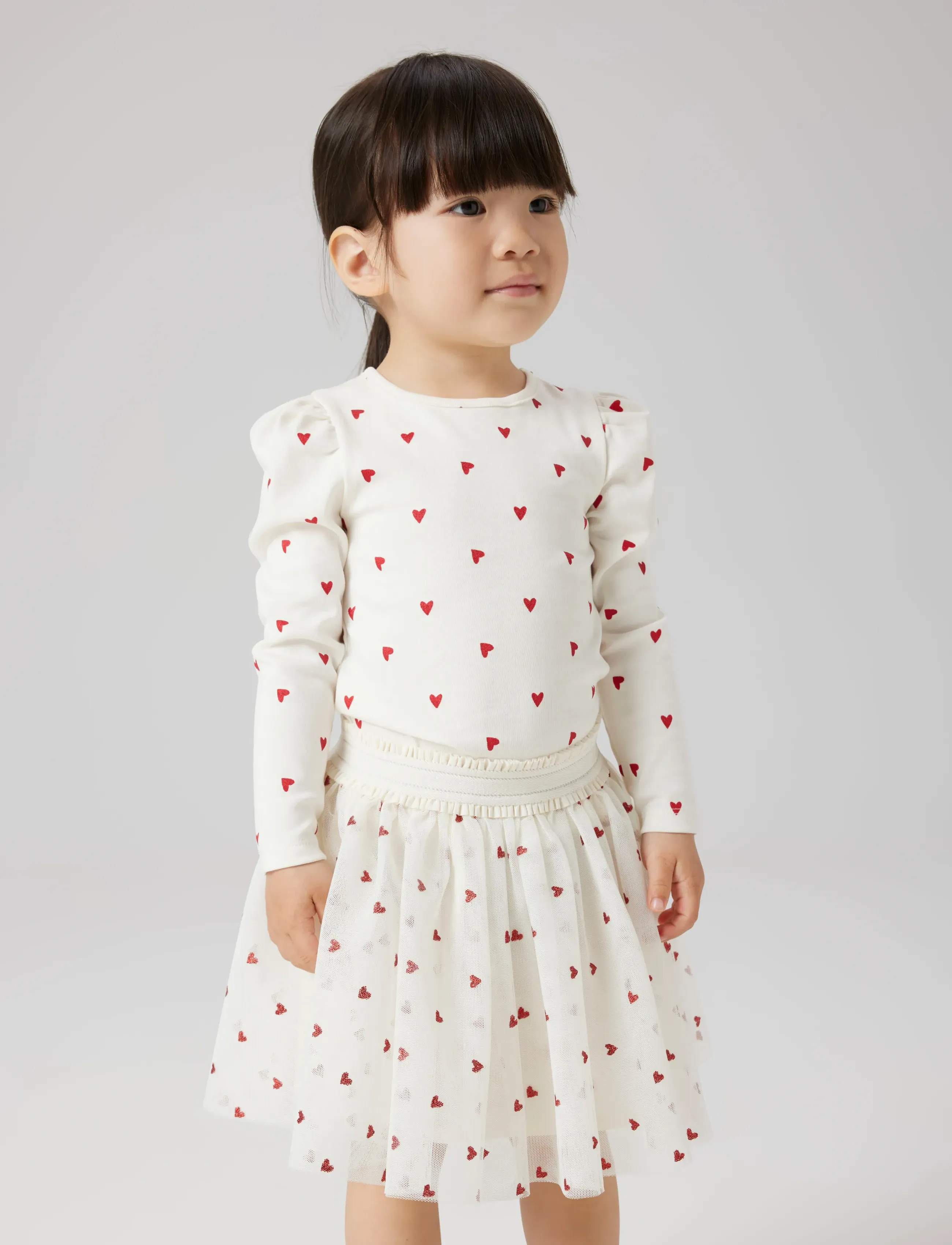 name it - NMFBEROSS TULLE SKIRT - korte nederdele - cloud dancer - 4