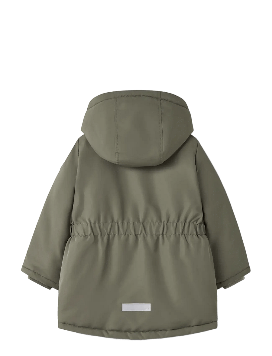 name it - NMFMARLOW PARKA JACKET TB - dunjackor & fodrade jackor - dusty olive - 1