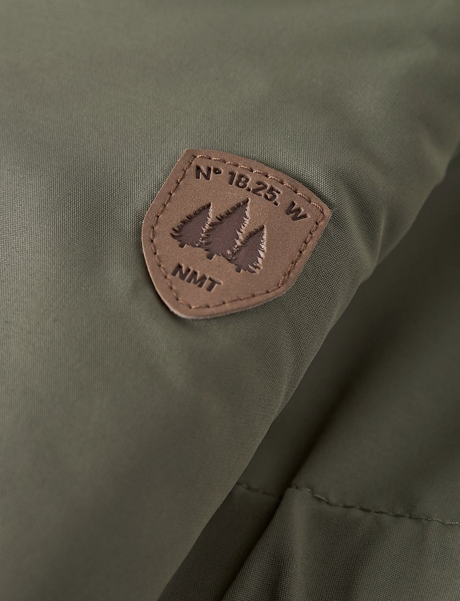 name it - NMFMARLOW PARKA JACKET TB - dunjackor & fodrade jackor - dusty olive - 4