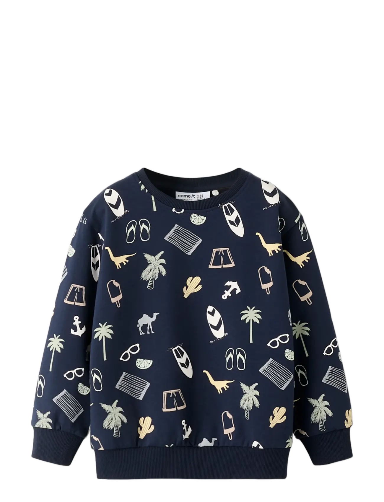 name it - NMMPJEROME NREG SWEAT UNB - sweatshirts - navy blazer - 2