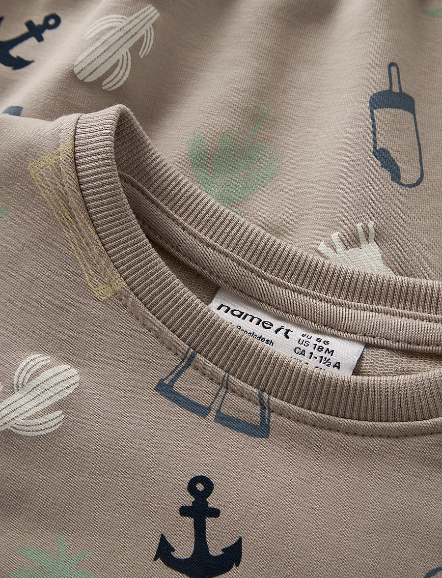 name it - NMMPJEROME NREG SWEAT UNB - sweatshirts - pure cashmere - 2