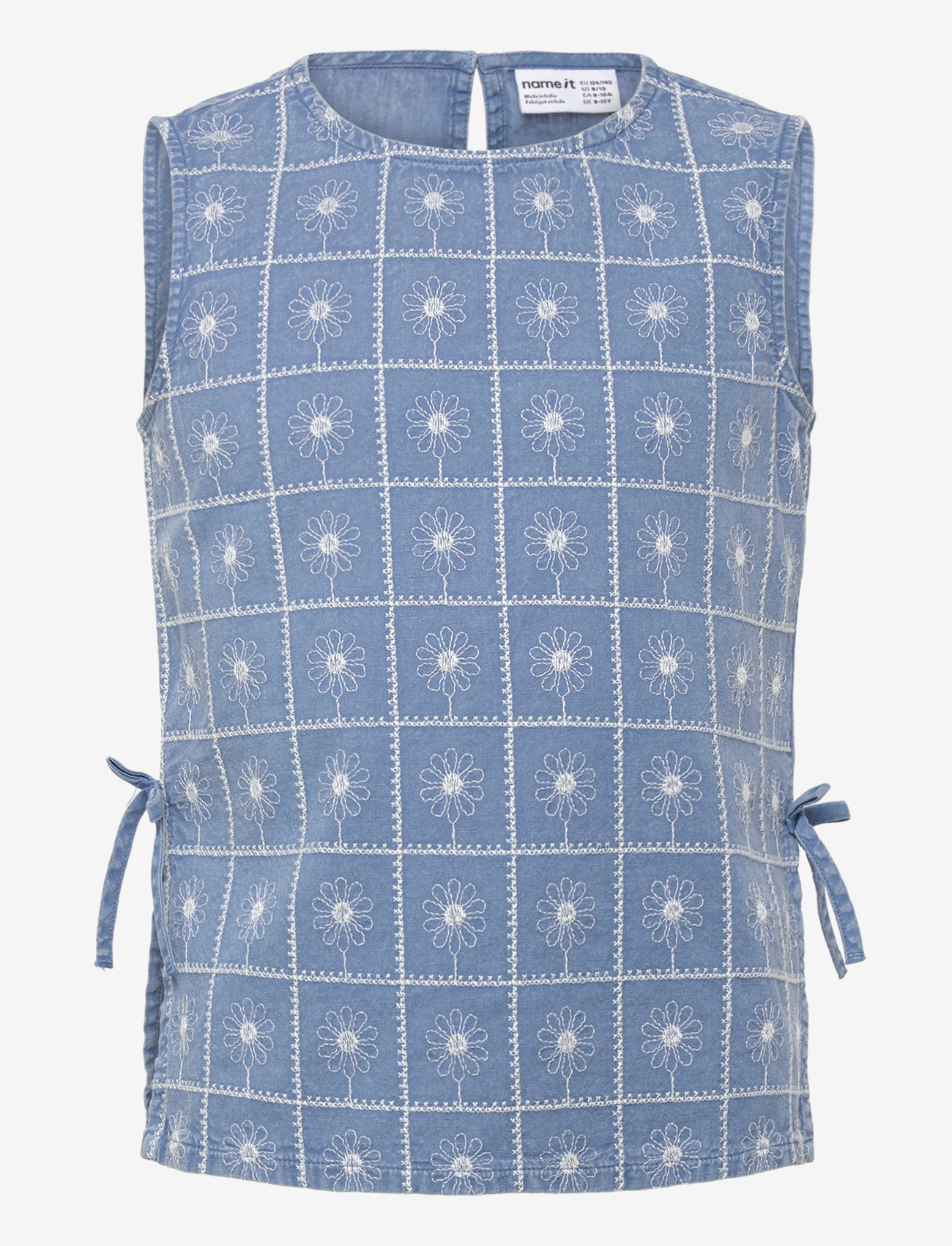 name it - NKFHERTA SL TOP - sommerschnäppchen - faded denim - 0