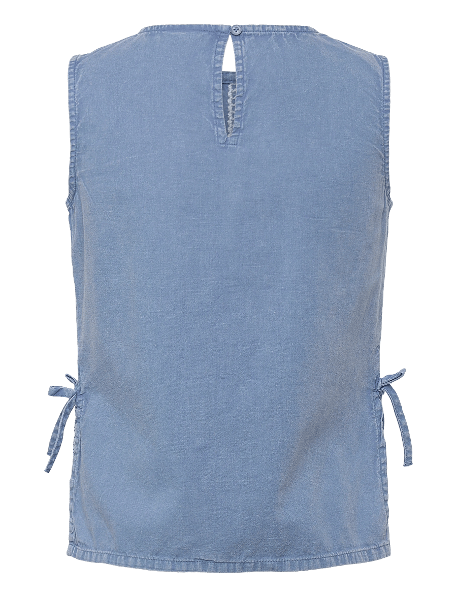 name it - NKFHERTA SL TOP - blusar & tunikor - faded denim - 1