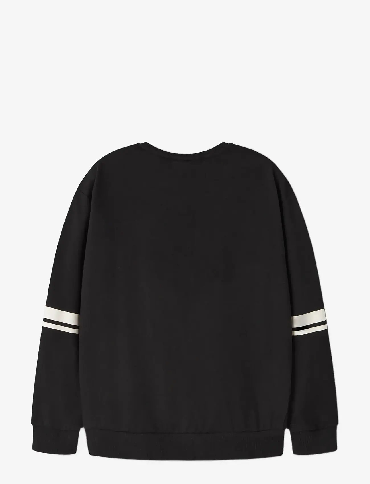 name it - NKFDYSMI STITCH NREG SWEAT BRU WDI - sweatshirts - black - 2