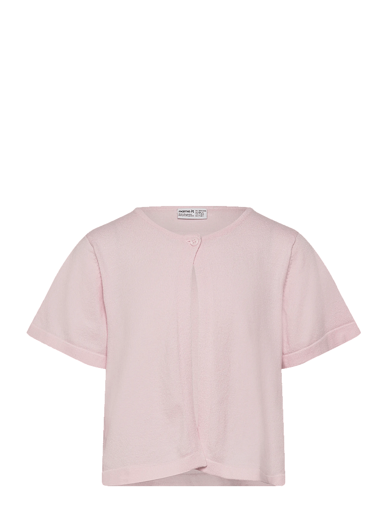 name it - NKFHINGA SS KNIT CARD - kardiganid - cradle pink - 0