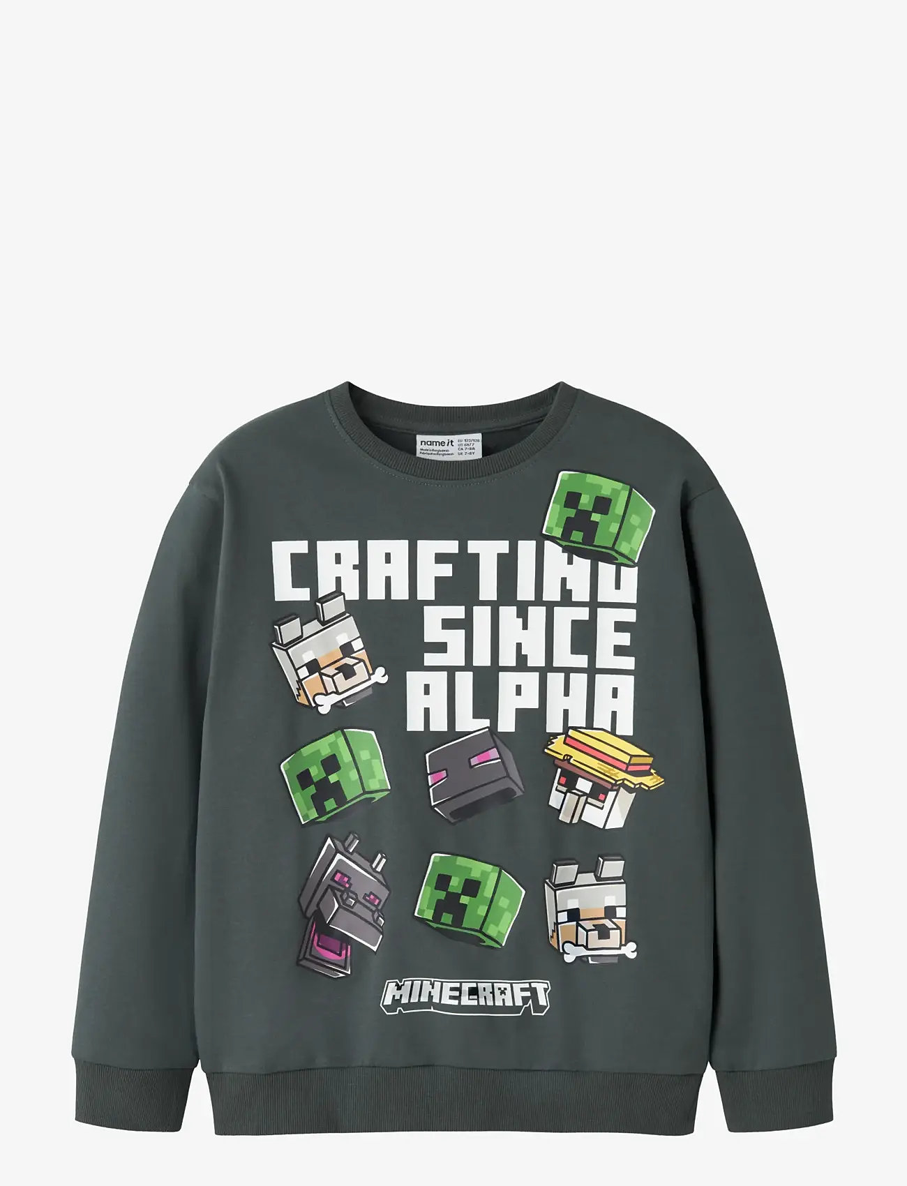 name it - NKMJET MINECRAFT NREG SWEAT UNB BFU - sweatshirts - urban chic - 1