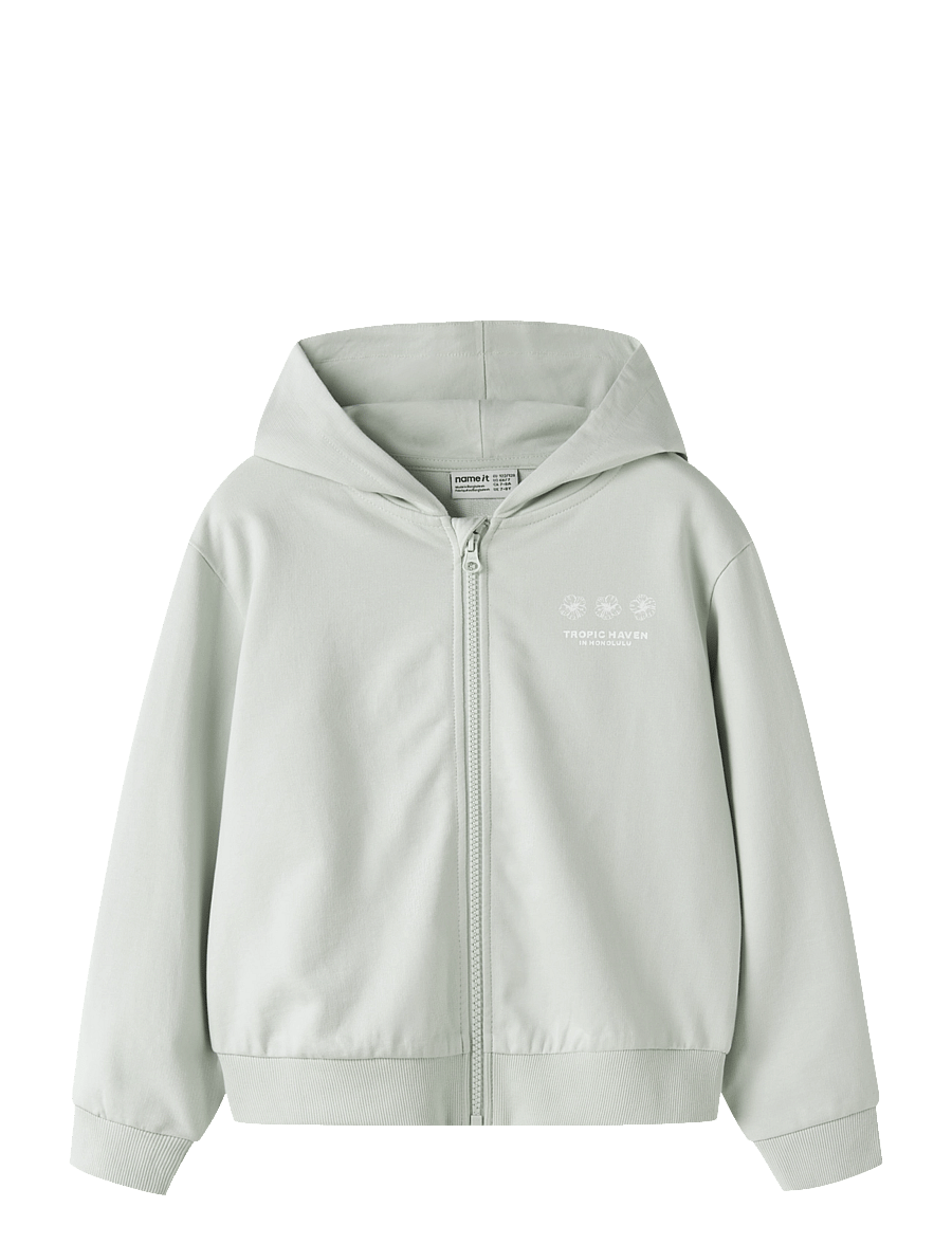 name it - NKFHARHOKO LS NREG SWEAT CARD WH UNB - dressipluusid - pale aqua - 0