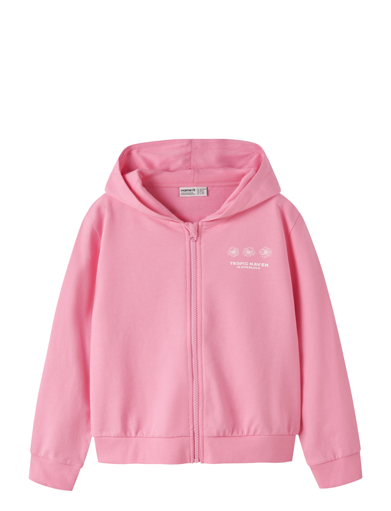name it NKFHARHOKO LS NREG SWEAT CARD WH UNB - Dressipluusid ja kapuutsiga pusad - PINK DRINK / pink/rose