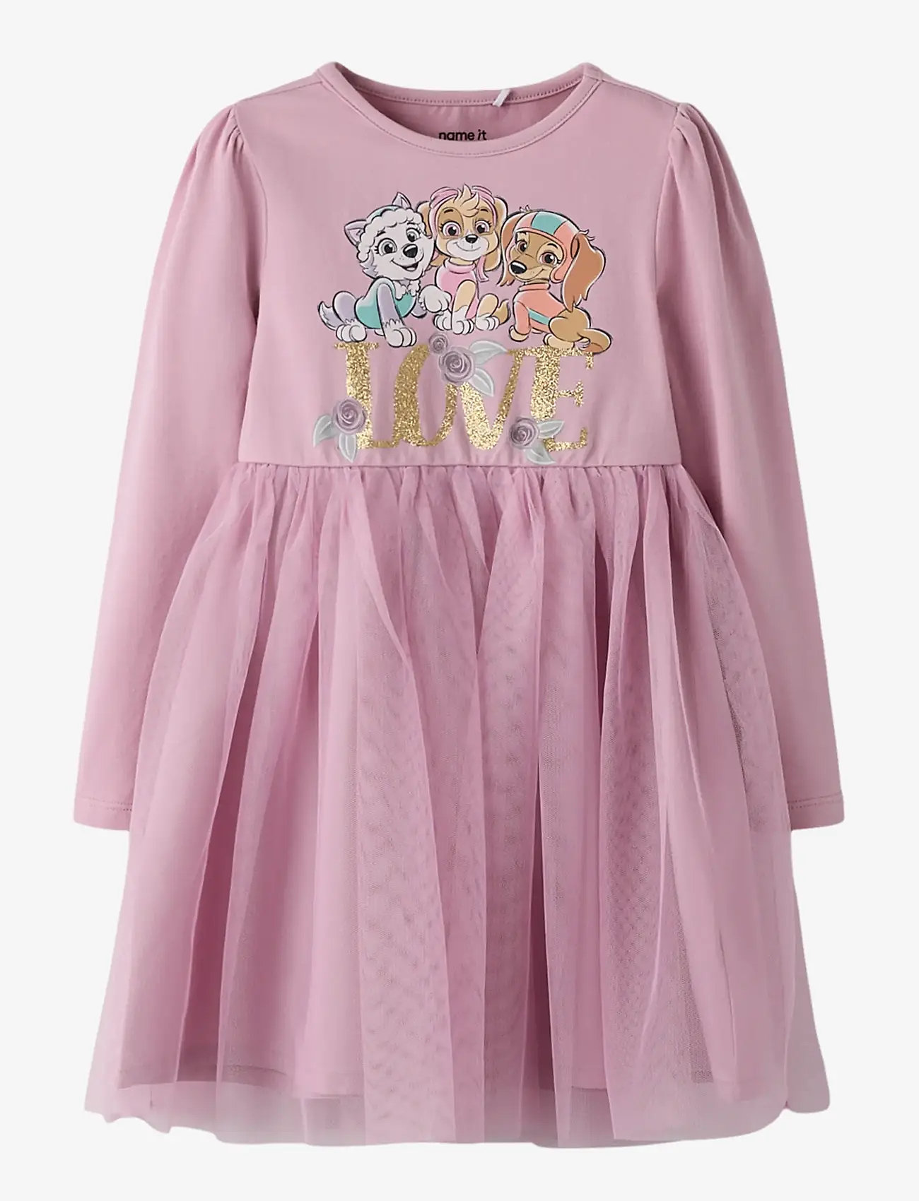 name it - NMFMEBBA PAWPATROL LS TULLE DRESS CPLG - pikkade varrukatega vabaaja kleidid - keepsake lilac - 1
