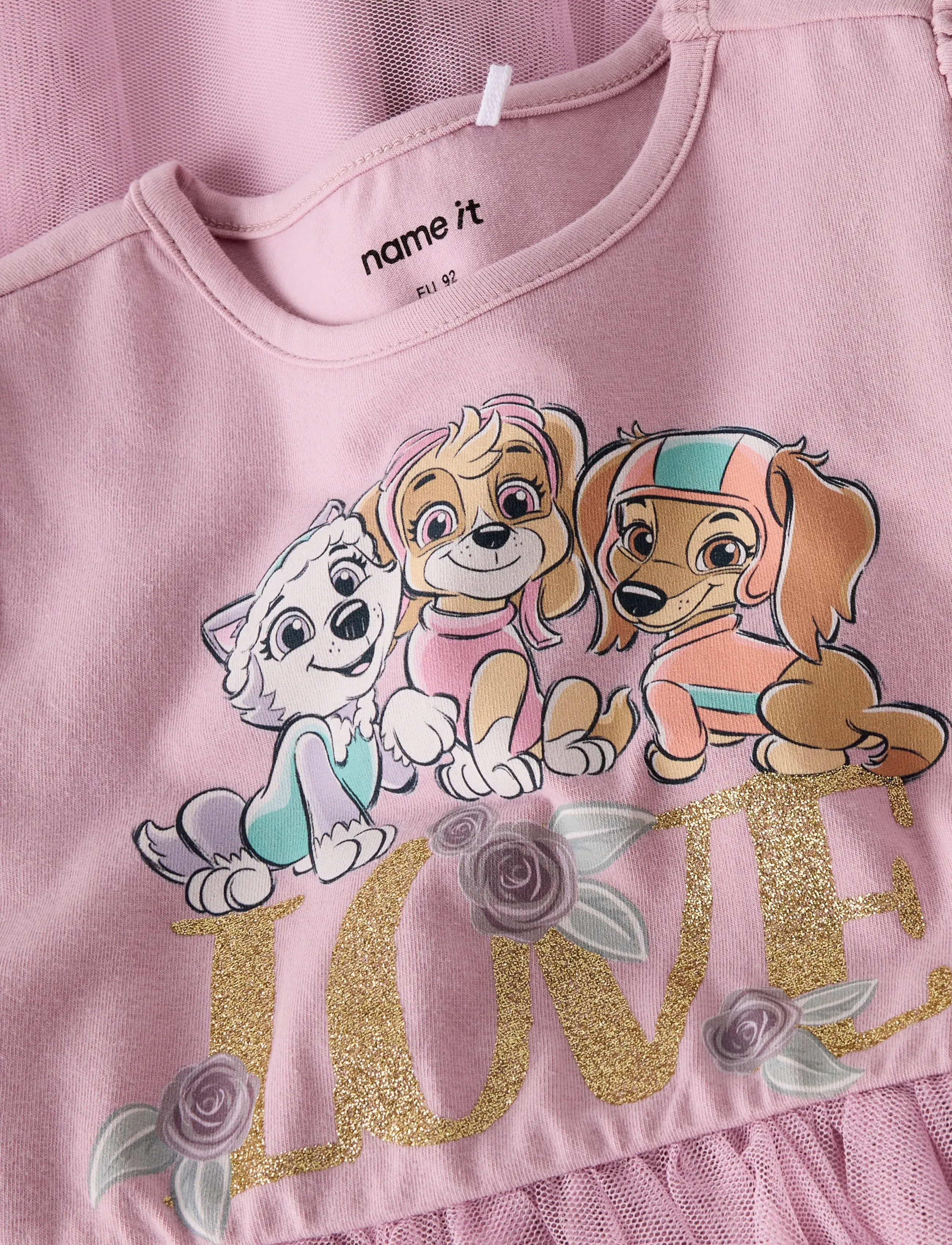 name it - NMFMEBBA PAWPATROL LS TULLE DRESS CPLG - langærmede hverdagskjoler - keepsake lilac - 3